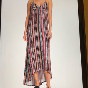 NEW VYB V-Neck Halter Maxi CoverUp Dress - Sz S